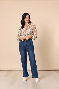 Tops: Arizona Shirt Natural Multi