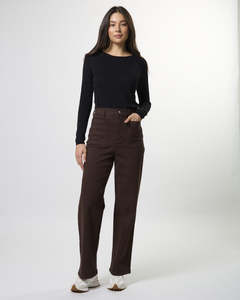 Dina Long Pant Fudge