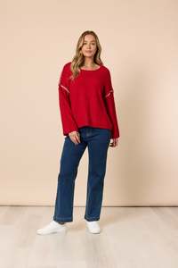 Rouge Stitch Knit