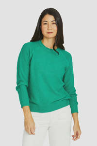 Jump: Cross Stitch Pullover Leaf Marle