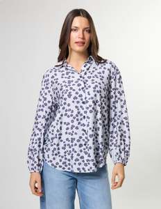 Tops: Charlotte Blouse Indigo