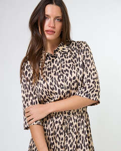 Dresses: Honor Dress Snow Leopard