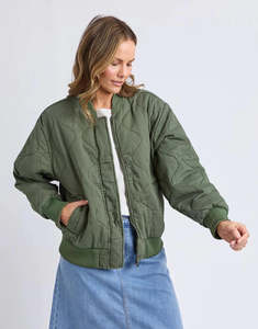 Jackets: Jean Bomber Jacket