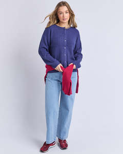 In Stock Now: Murphy Knit Cardi Indigo