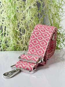 All Seasons Accessories: Diva Strap Pink Trellis