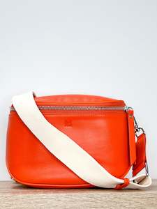 New In 1: Dani Bag Aperol-Natural Strap