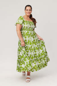 Christmas Dresses: Skylar Dress Apple Print