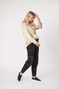All Seasons Trousers: Dee Pant Black Preorder Early Feb