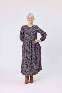 Kimmi Dress Blue Cat