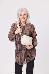 Dani Leather Bag - Blonde