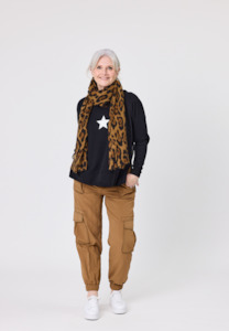 All Seasons Knitwear: Leo Scarf Toffee