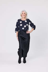 All Seasons Tops: Annette Top Black Dot