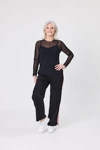 Sasha Top & Singlet Black