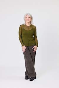 Sasha Top & Singlet Khaki