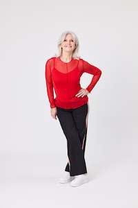 Sasha Top & Singlet Red