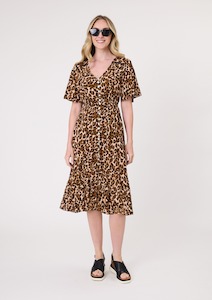 All Seasons: Vittoria Dress Leopard Print