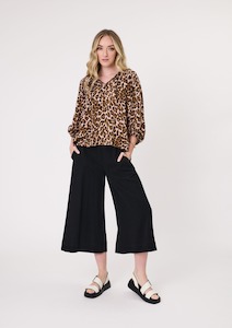 Gianna Top Leopard Print