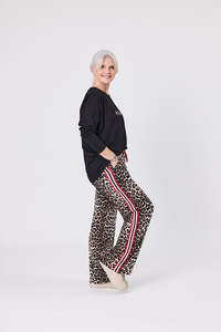 S: Viveka Pant Leopard Print
