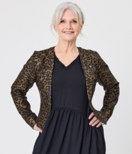 8: Mika Leopard Jacket Toffee Leopard
