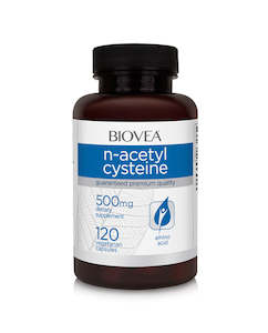 Allergy: Biovea N-acetyl cysteine 500mg 120 vegetarian capsules