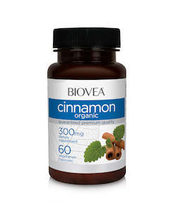 Biovea Cinnamon organic 300mg 60 capsules