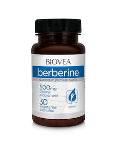 Biovea Berberine 500mg 30 vegetarian capsules