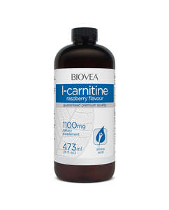 Brain Memory: Biovea L-carnitine liquid raspberry 1100mg 473ml