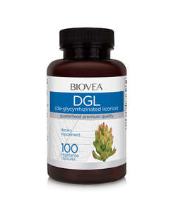 Digestion: Biovea DGL de-glycyrrhizinated licorice 100 vegetarian capsules