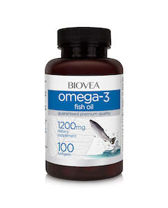 Biovea Omega-3 fish oil 1200mg 100 softgels