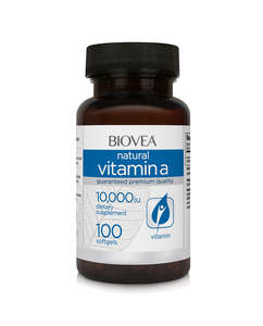 Eyes: Biovea Vitamin A 10000 IU 100 softgels
