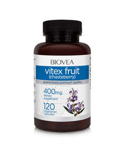 Woman S Health: Biovea Vitex fruit chasteberry 400mg 120 vegetarian capsules