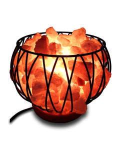 Himalayan Salt Lamps: Himalayan salt lamp cage