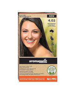 Aromaganic haircolour 4.02 Rich cocoa chestnut