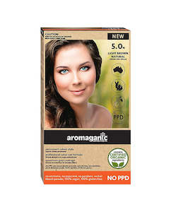 Aromaganic: Aromaganic haircolour 5.0N Light brown
