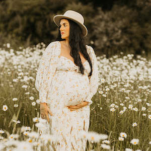 Maternity Dress: Bird and Kite | Clara Dress | Size Medium