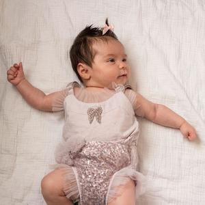 Girls Dresses 1: Delilah Onesie | Pink | Size 3-6 months