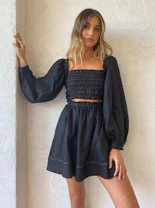 Short Dresses: Sovere Level Reversible Mini Dress - Noir