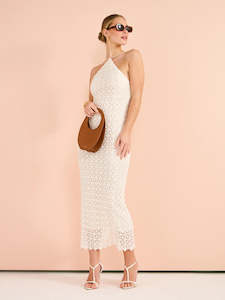 Camilla and Marc Yve Midi Dress in Ecru