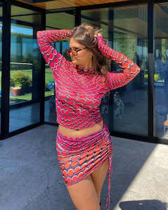 Festival Range: Omighty Warp Two-Piece Set, Pink