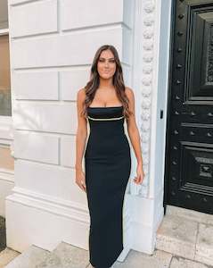 Size 8: Paris Georgia 05 Florian Dress - Black