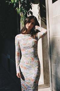 Size 10: Charlie Holiday Valentina Ruched Dress - Spring Floral