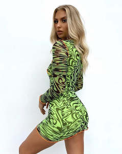 Generation Outcast: Alexa Dress - Green