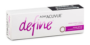 Products: 1 - Day Acuvue Define - Vivid Style - 30 Pack