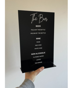 Bar Menu - Design 1 Leo Design Studio