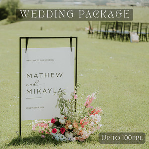 Products: Wedding package - Up to 100 guests Leo Design Studio