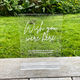 In memory - Laser engraved Leo Design Studio