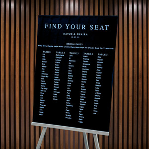 Products: Seating plan - Shariza Leo Design Studio