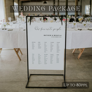 Products: Wedding package - Up to 80 guests Leo Design Studio