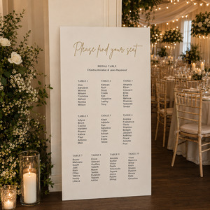 Products: Seating chart - Annabel Leo Design Studio