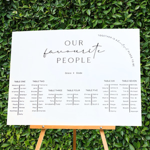 Seating plan - Grace Leo Design Studio
